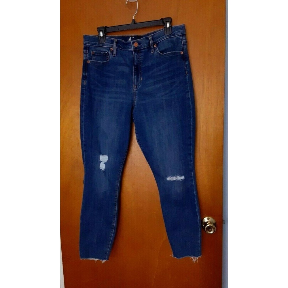 GAP Denim Women's Skinny Jeans Size 32R Medium Wash Blue